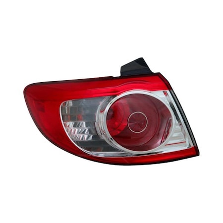 Tyc 11-6494-00 QTR Left Hand Tail Light for 2010-2012 Hyundai Santa Fe TYC11-6494-00